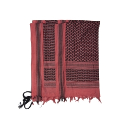 Arafatka 110x110 czerwono-czarna
